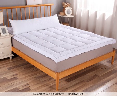 Pillow Top Branco Sonhare Plume | Westwing