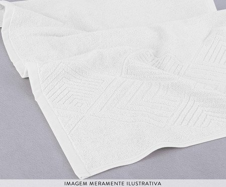 Toalha de Rosto Branco Max | Westwing