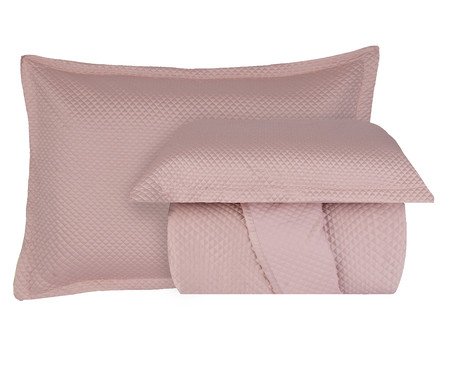 Jogo de Cobre-Leito Satin Rosa Peach | Westwing