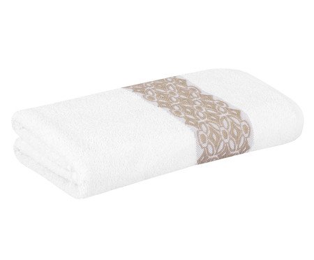 Toalha de Banho Branco Aslan | Westwing