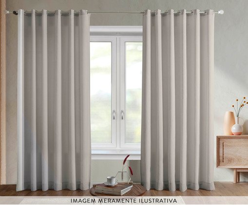 Cortina Voal Texturizado Fendi, beige | WestwingNow