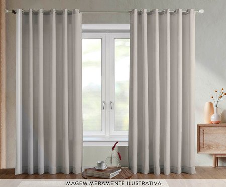 Cortina Voal Texturizado Fendi | Westwing