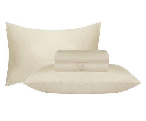 Jogo de Lençol Fendi Sonhare Prata, beige | WestwingNow