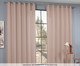 Cortina Voal Xadrez Bege Escuro, beige | WestwingNow