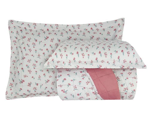 Jogo de Cobre-Leito Anarruga Estampada Jardim, multicolor | WestwingNow