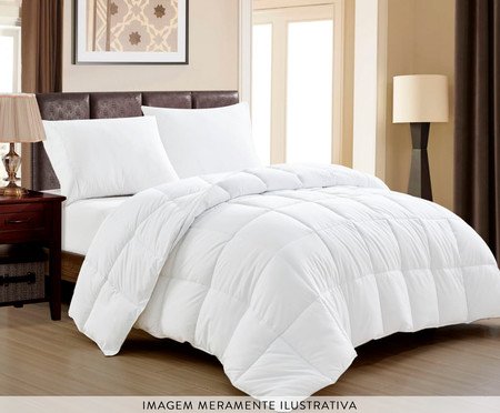 Comforter Toque de Plumas Branco | Westwing