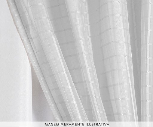 Cortina Voal Texturizado Amendoa, beige | WestwingNow
