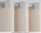 Cortina Única Linen Flax Bege Claro, beige | WestwingNow
