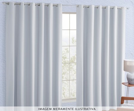 Cortina Blackout Liso Branco | Westwing