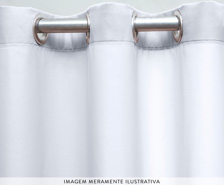 Cortina Voal Basic Branco | Westwing