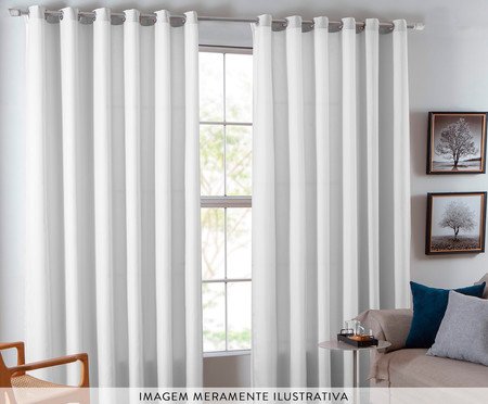Cortina Voal Basic Bege Claro | Westwing