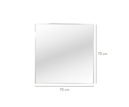 Espelho de Parede Bisotê Aída - 70x70cm | WestwingNow