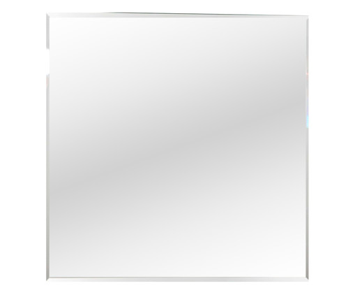 Espelho de Parede Bisotê Aída - 70x70cm, Prata | WestwingNow