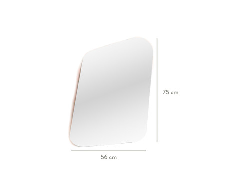 Espelho de Parede Lapidado Haakon - 75x56cm | WestwingNow