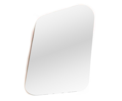 Espelho de Parede Lapidado Haakon - 75x56cm, Prata | WestwingNow