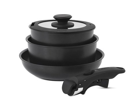 Jogo de Panelas Fit Preto | Westwing
