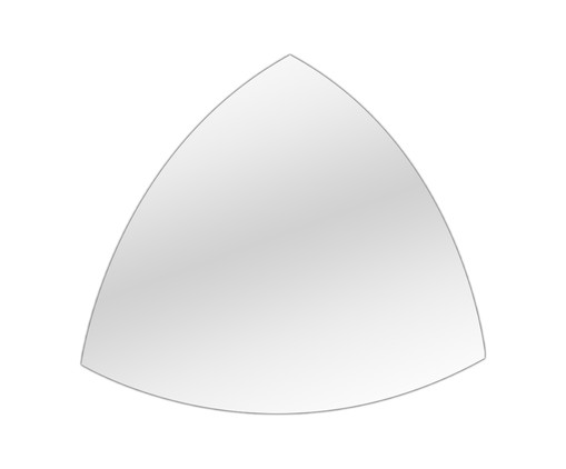 Espelho de Parede Lapidado Sadoque - 80x70cm, Prata | WestwingNow