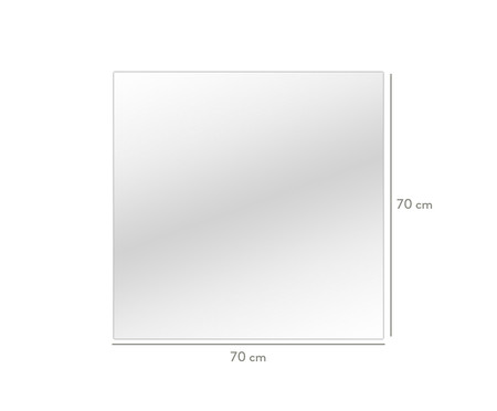 Espelho de Parede Lapidado Thomas - 70x70cm | WestwingNow