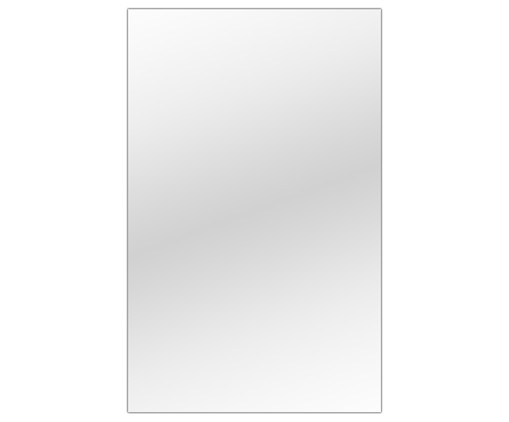 Espelho de Parede Bisotê Martin - 60x80cm, Prata | WestwingNow