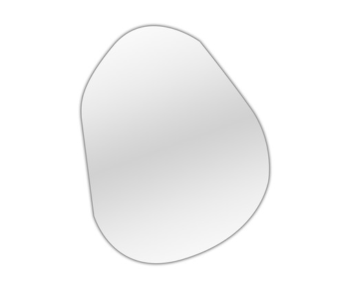 Espelho de Parede Orgânico Mia - 69,5x96,5cm, Prata | WestwingNow