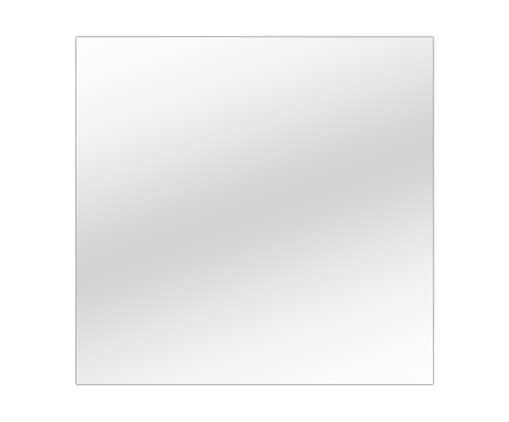 Espelho de Parede Bisotê Lewis - 60x60cm, Prata | WestwingNow
