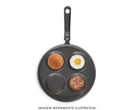 Frigideira para Ovos Ebony Preto | Westwing