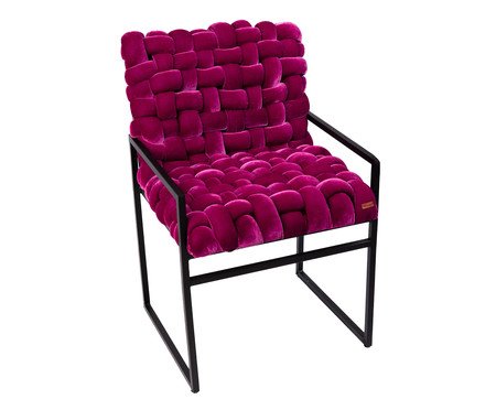 Poltrona Lumis em Veludo Pink | Westwing