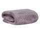 Cobertor Aveludado Manta Soft Touch Flannel Jaquard Cinza, grey | WestwingNow