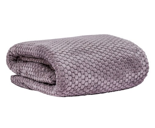 Cobertor Aveludado Manta Soft Touch Flannel Jaquard Cinza, grey | WestwingNow