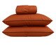 Jogo de Lençol Classic Colorlife Percal Terracota 200 Fios, white | WestwingNow