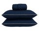 Jogo de Lençol Classic Colorlife Percal Azul Marinho 200 Fios, white | WestwingNow
