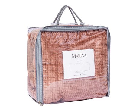 Cobertor Aveludado Manta Soft Touch Flannel Jaquard Marrom Mocha | Westwing