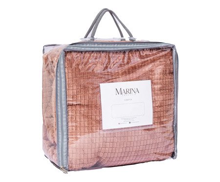 Cobertor Aveludado Manta Soft Touch Flannel Jaquard Marrom Mocha Mousse | Westwing