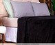 Cobertor Aveludado Manta Soft Touch Flannel Jaquard Preto, black | WestwingNow
