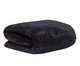 Cobertor Aveludado Manta Soft Touch Flannel Jaquard Preto, black | WestwingNow