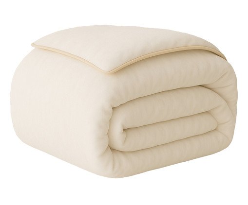Duvet Colorlife Liso Percal Off-White 200 Fios, white | WestwingNow