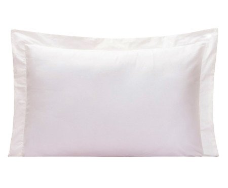 Fronha Avulsa com Debrum Tous Les Jours Off-White 200 Fios | Westwing