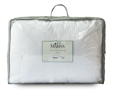 Kit com 2 Travesseiros Siliconizado Toque de Plumas | Westwing