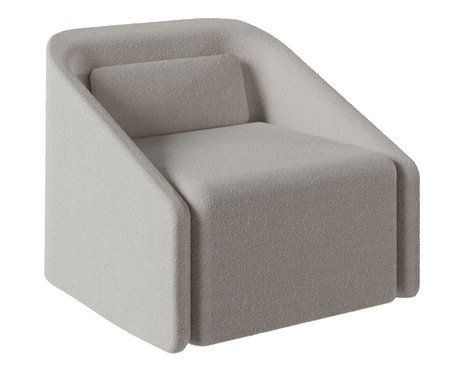 Poltrona Ibituruna Giratória Creme | Westwing