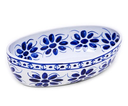 Travessa em Porcelana Colonial Azul e Branco | Westwing