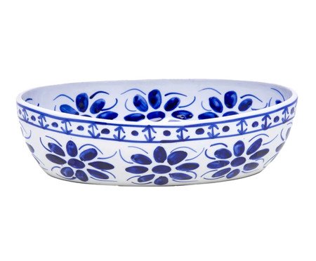 Travessa em Porcelana Colonial Azul e Branco | Westwing