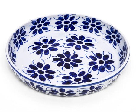 Travessa em Porcelana Colonial ll Azul e Branco | Westwing