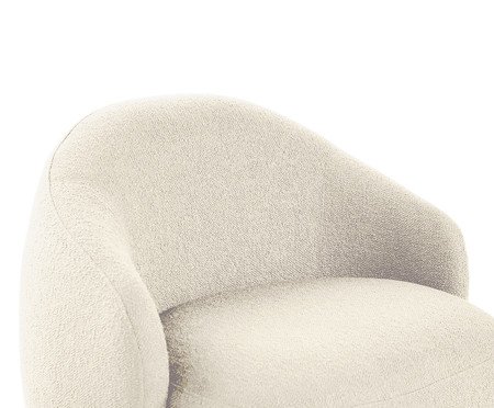 Poltrona Orin Boucle Creme | Westwing