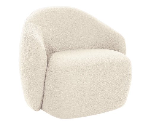 Poltrona Orin Boucle Creme, Natural | WestwingNow