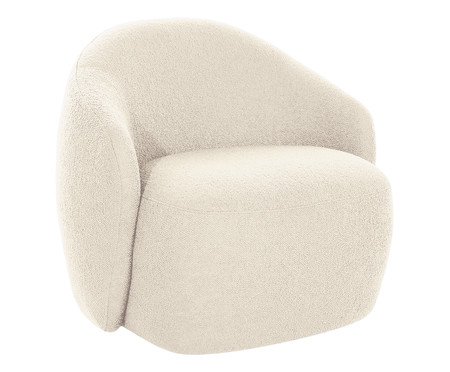 Poltrona Orin Boucle Creme | Westwing