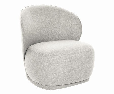 Poltrona Onda Linho Cinza | Westwing