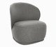 Poltrona Onda Linho Grafite, grey | WestwingNow