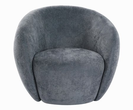 Poltrona Milo Veludo Azul | Westwing