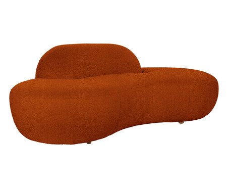 Sofá Petra em Boucle Soft Terracota  II | Westwing