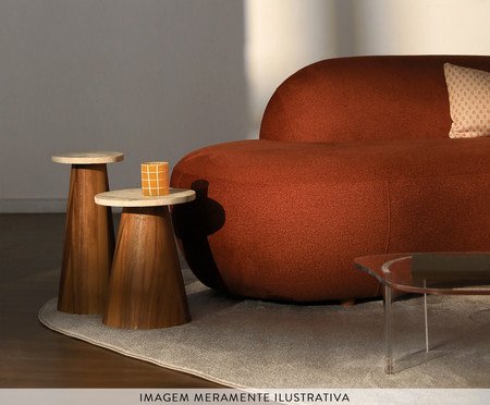 Sofá Petra em Boucle Soft Bege  III | Westwing